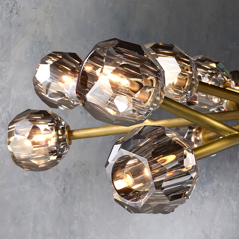 Boule Cristal Round Chandelier 36" - JutuLight