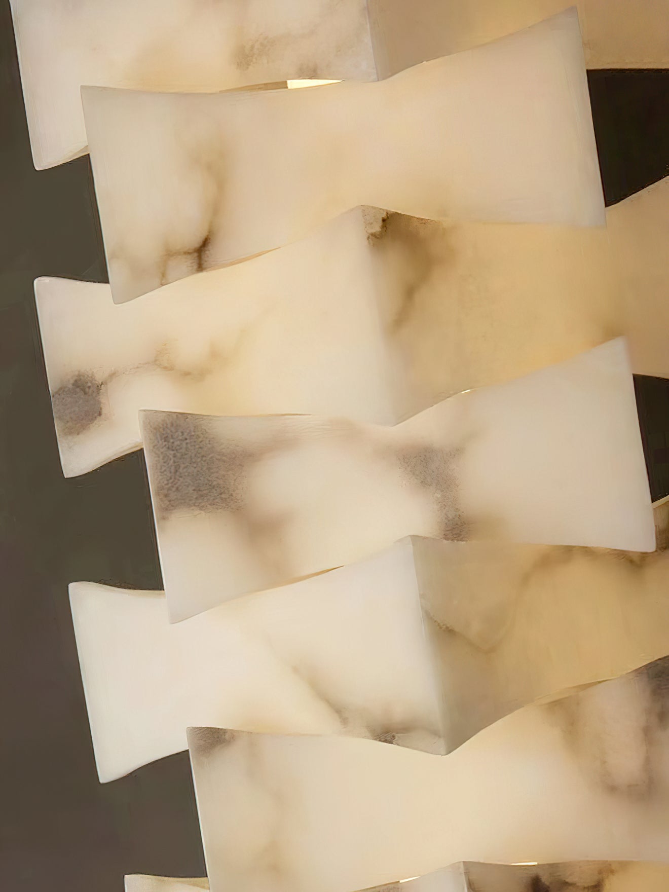Stacked Alabaster Floor Lamp - JutuLight