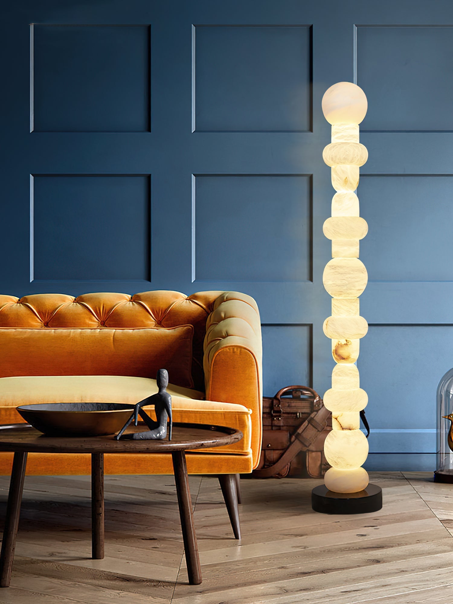 Totem Alabaster Floor Lamp - JutuLight
