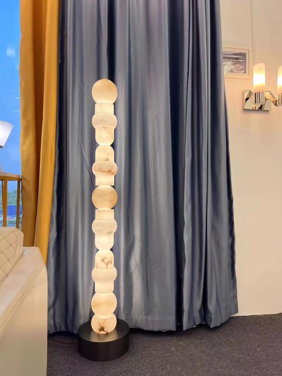 Totem Alabaster Floor Lamp - JutuLight