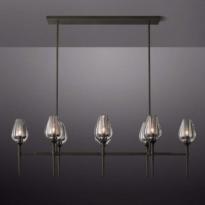 Tulip Linear Chandelier 52 - JutuLight