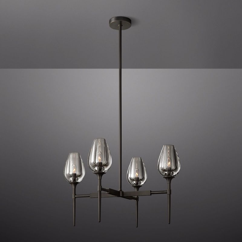Tulip Round Chandelier 27 - JutuLight