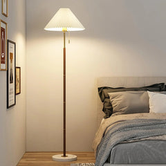Plissee-Stehlampe von Wintage