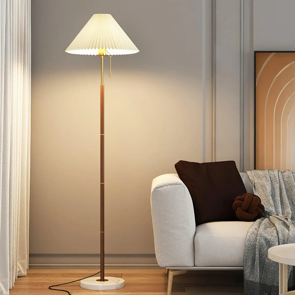 Plissee-Stehlampe von Wintage