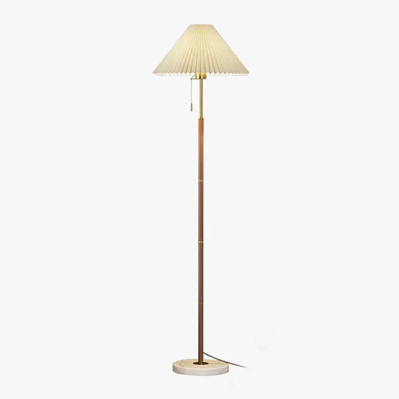 Plissee-Stehlampe von Wintage