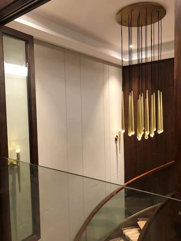 Artemis Round Tapered Tubular Chandelier 48 - JutuLight