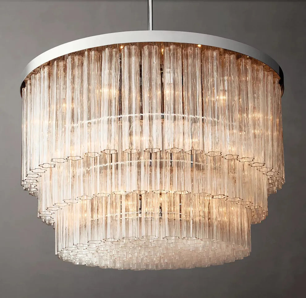 Cielitoe 3-Tier Round Chandelier 48″ 21-Lights - JutuLight