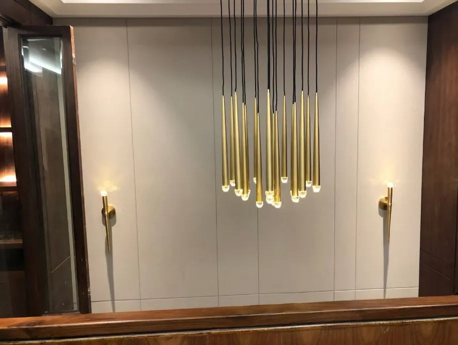 Artemis Round Tapered Tubular Chandelier 48 - JutuLight
