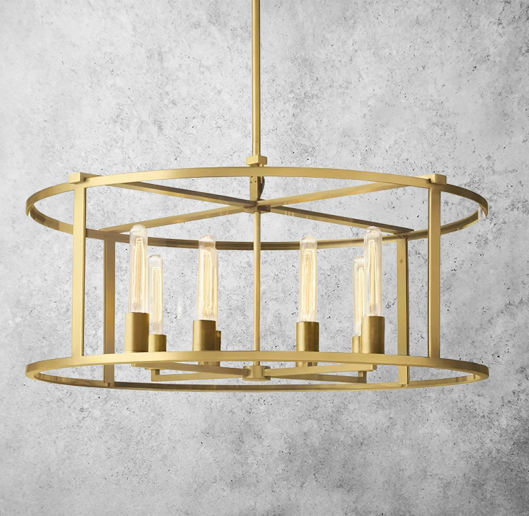 Michaul Beck Round Chandelier 33" - JutuLight