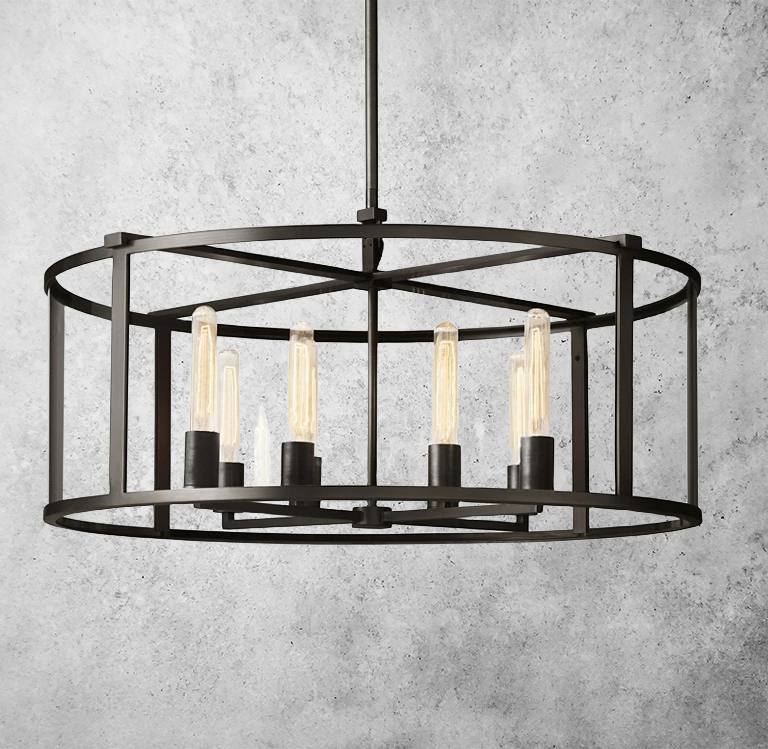 Michaul Beck Round Chandelier 33" - JutuLight