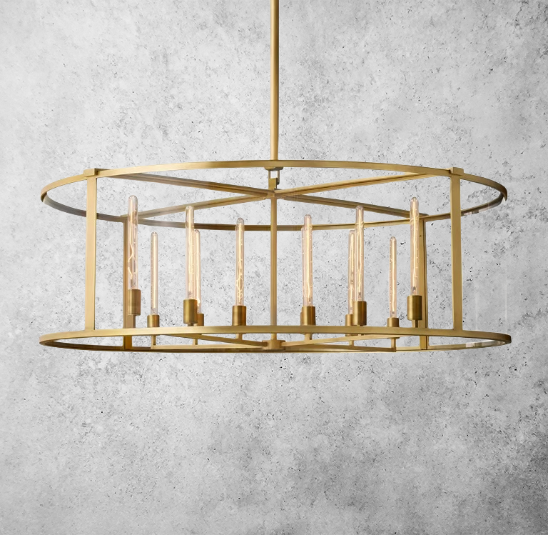 Michaul Beck Round Chandelier 55" - JutuLight