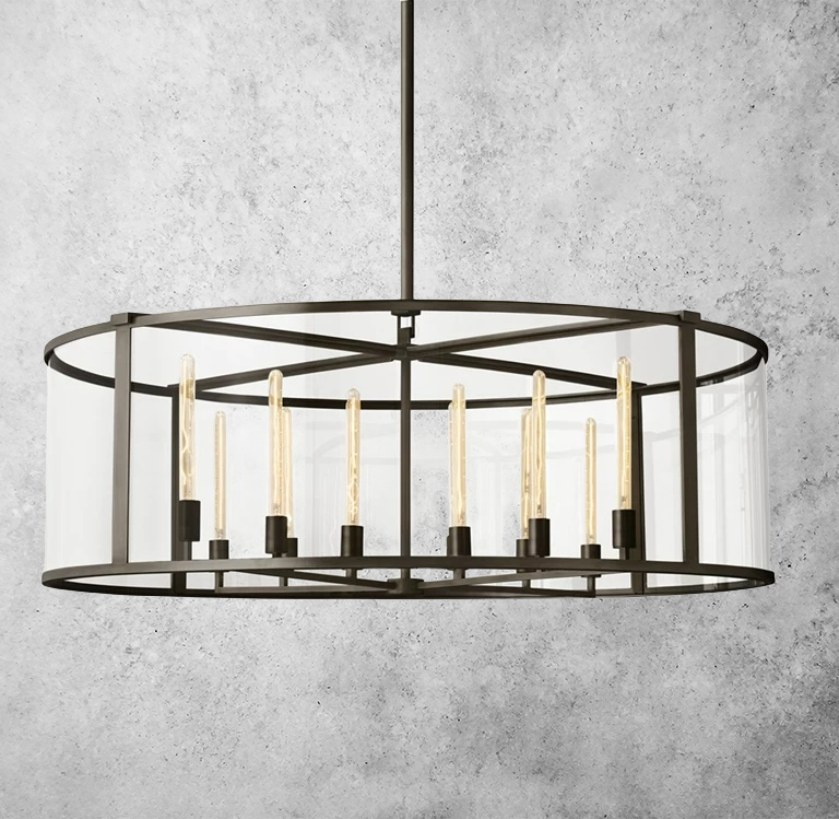 Michaul Beck Round Chandelier 55" - JutuLight
