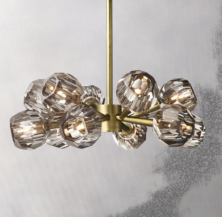 Boule Cristal Round Chandelier 24" - JutuLight