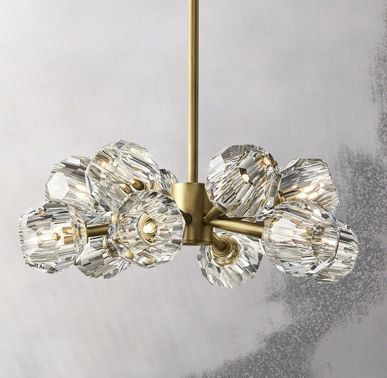 Boule Cristal Round Chandelier 24" - JutuLight