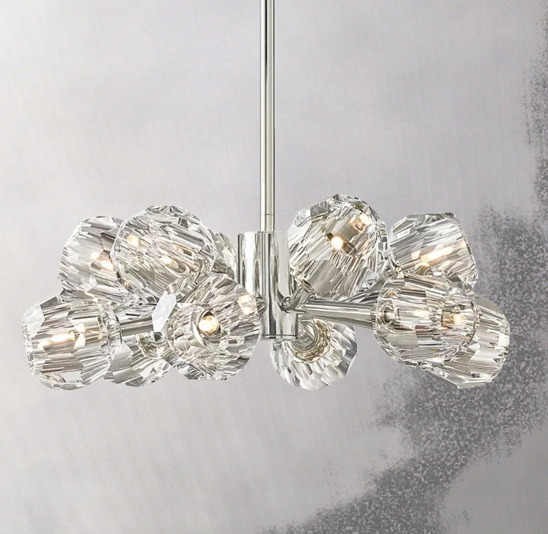 Boule Cristal Round Chandelier 24" - JutuLight