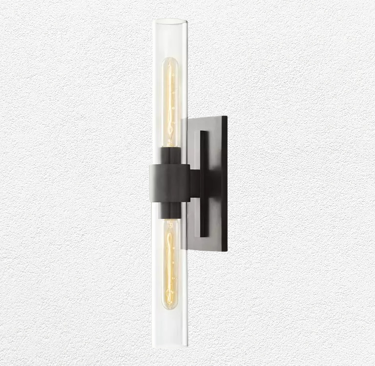 Manory Glass Cup Linear Wall Sconce - JutuLight