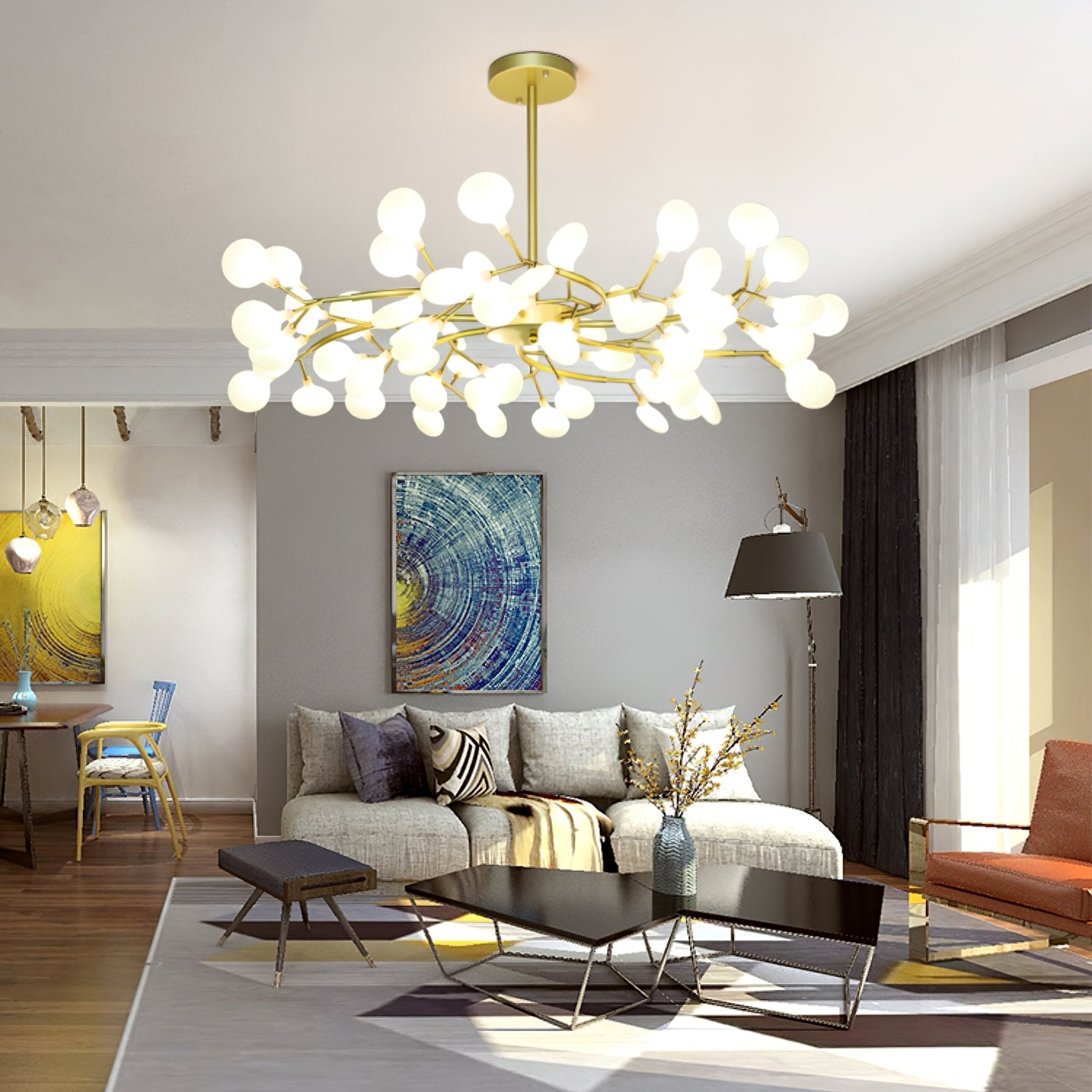 LED Firefly Sputnik Chandelier - JutuLight