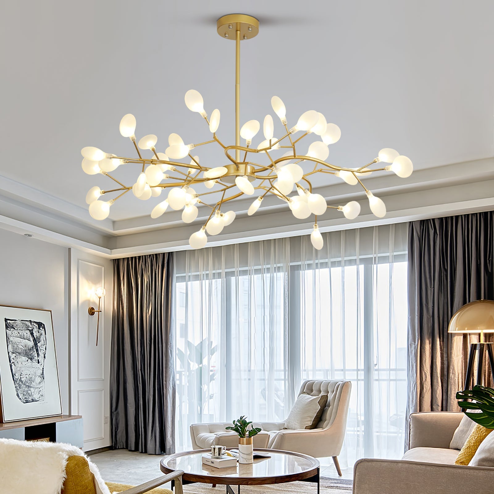 LED Firefly Sputnik Chandelier - JutuLight