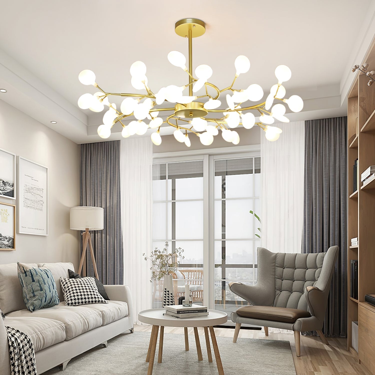 LED Firefly Sputnik Chandelier - JutuLight
