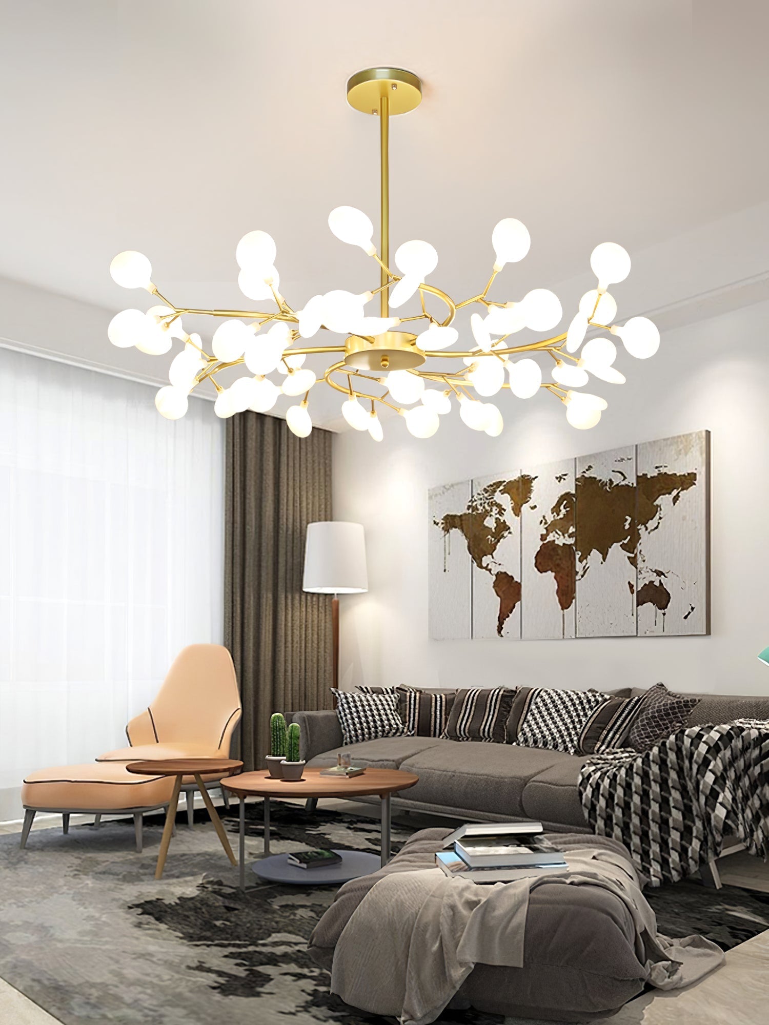 LED Firefly Sputnik Chandelier - JutuLight