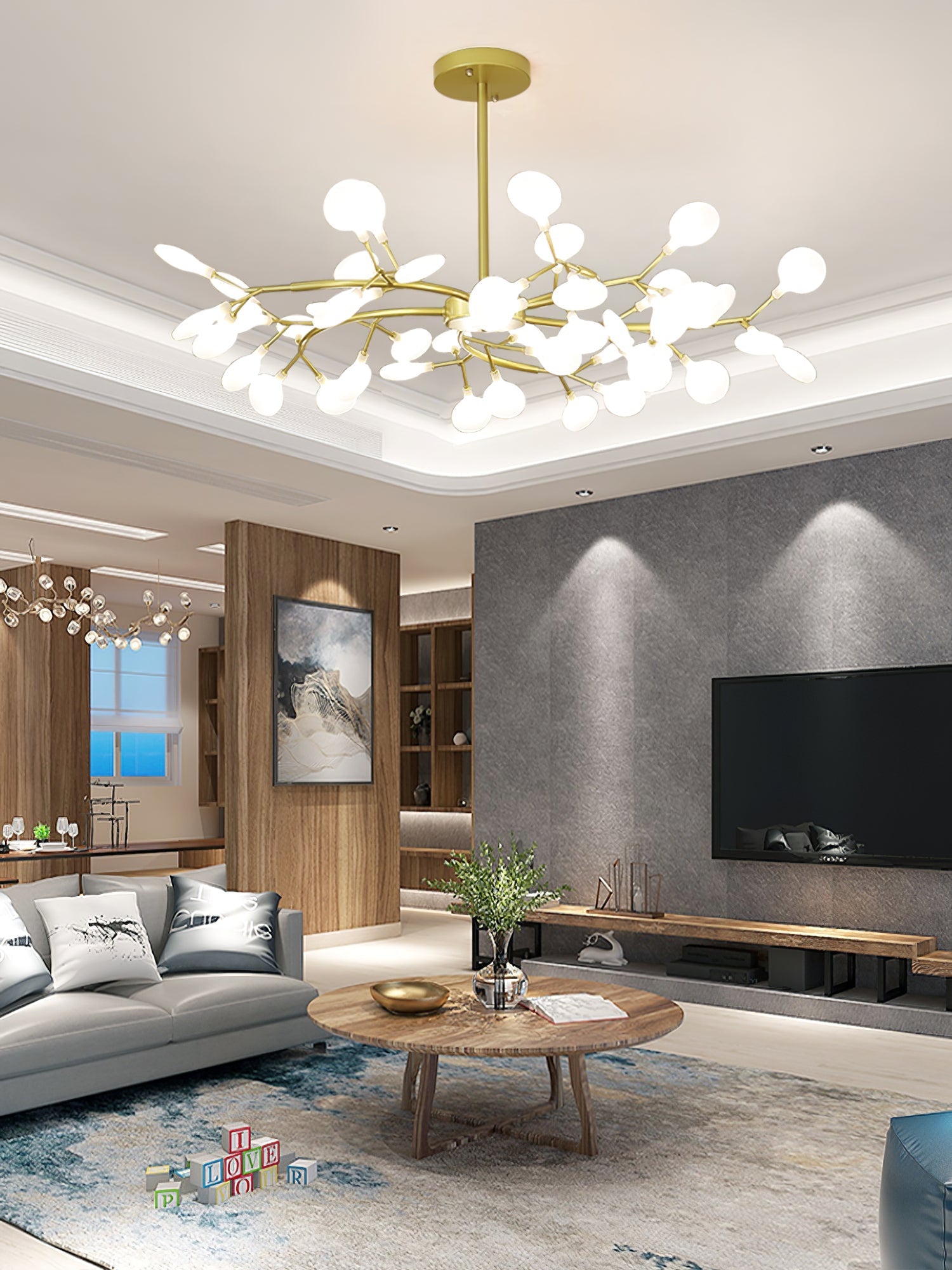LED Firefly Sputnik Chandelier - JutuLight