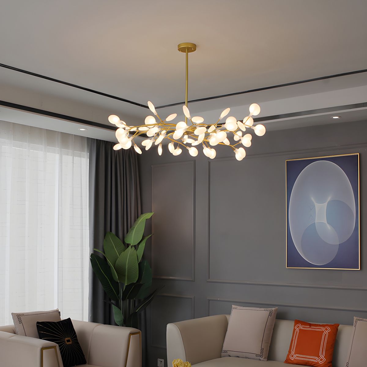 LED Firefly Sputnik Chandelier - JutuLight