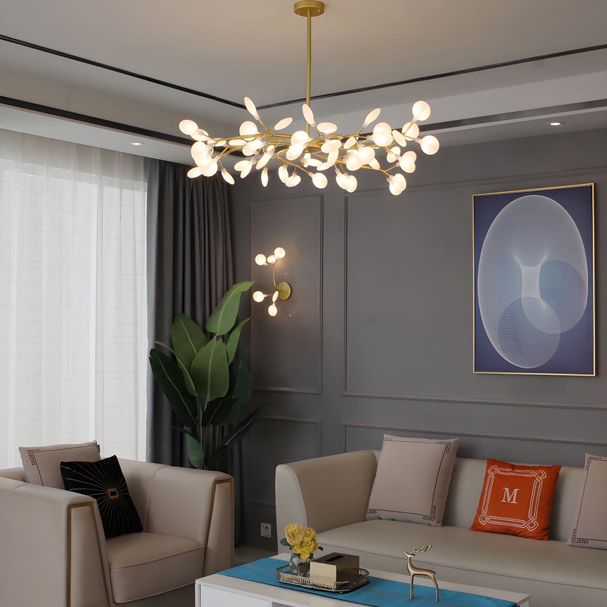 LED Firefly Sputnik Chandelier - JutuLight