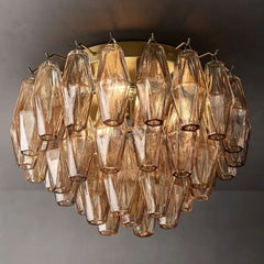 Murano Smoke Glass Flushmount - JutuLight